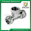 best sale low price forged npt customized nickel color brass metric plumbing fittings